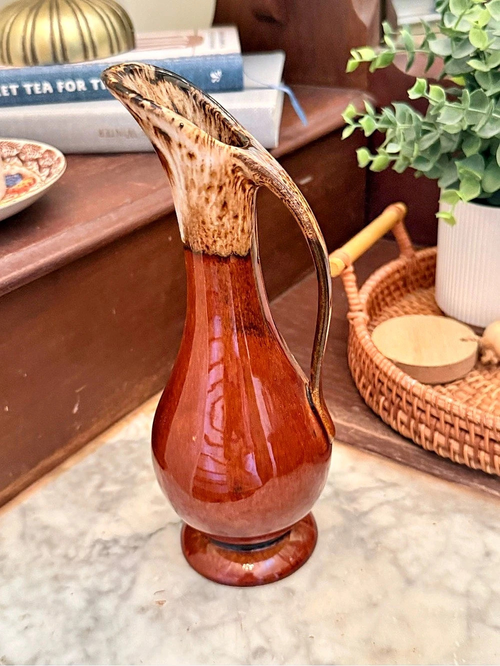 Hull Pottery Brown Ceramic Vase